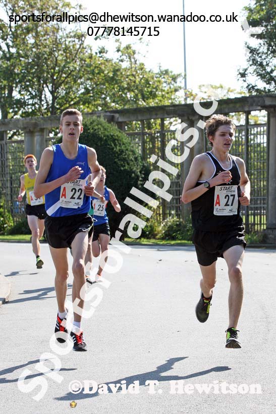 Mens under-17s, Northern Road Relays, Blackpool. Photo: David T. Hewitson/Sports for All Pics